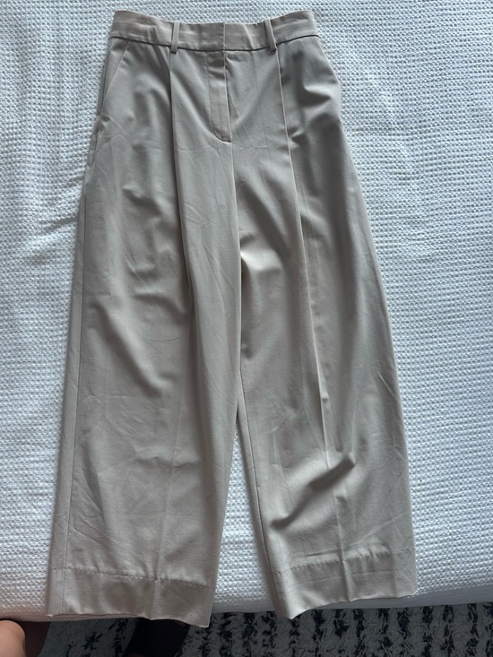 Theory Pants - Theory Wide Leg Cream Trousers